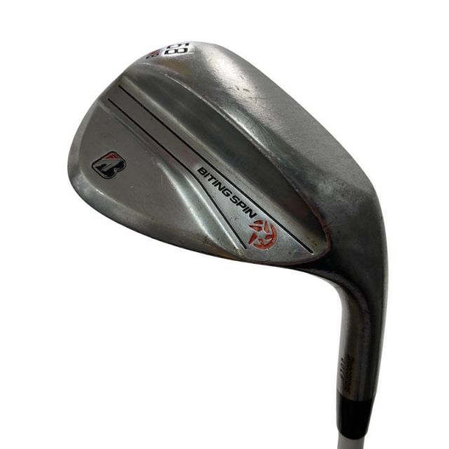 【中古】 ブリヂストン BRIDGESTONE BITING SPIN ノーメッキ 58°/08°M ウェッジ WG 純正特注シャフト (フレックスS) メンズ 男性用 右利き 右用 Cランク ゴルフクラブ