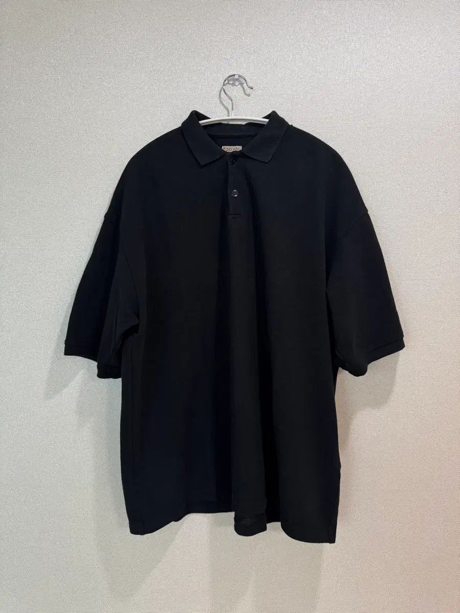 TシャツKAPITAL キャピタル ポロ ピケ Tシャツ 半袖 ブラック 新品通販 