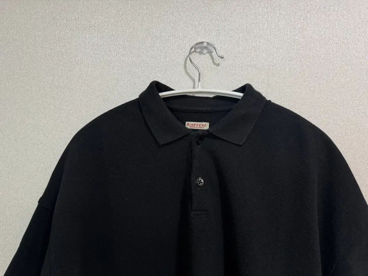 TシャツKAPITAL キャピタル ポロ ピケ Tシャツ 半袖 ブラック 新品通販 