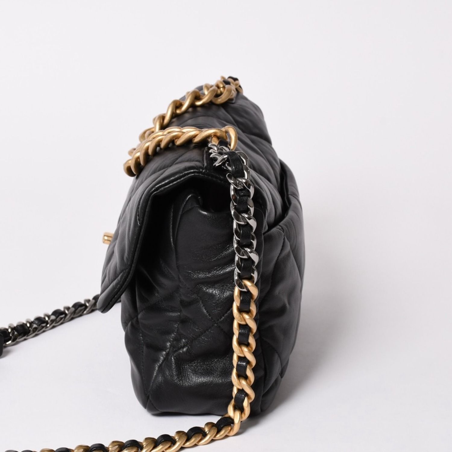 極美品 CHANEL シャネル CHANEL19 LARGE シャネル19 ラージ チェーン 