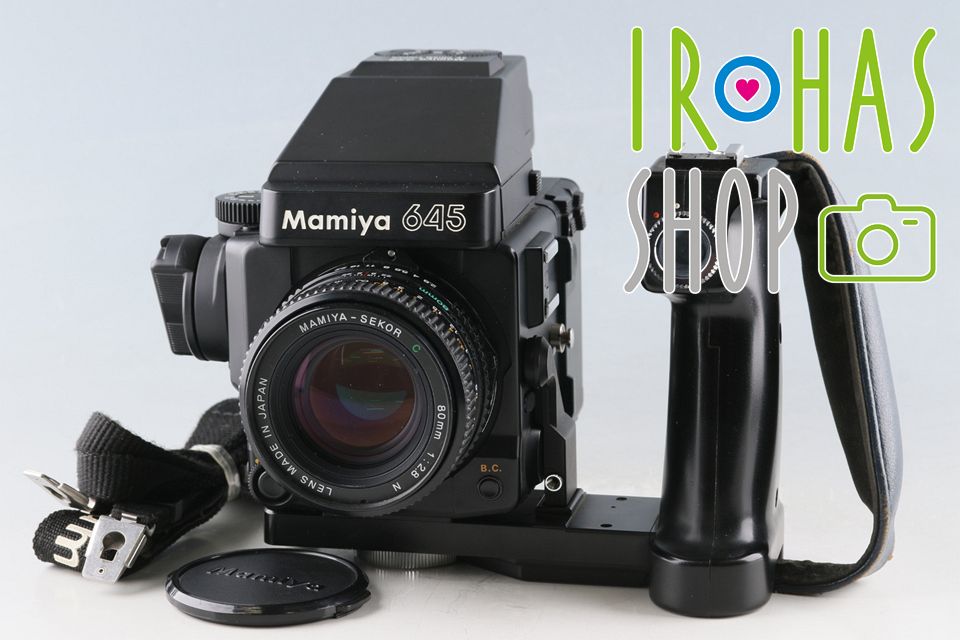 Mamimya M645 Super + Sekor C 80mm F/2.8 N Lens + Hand Grip