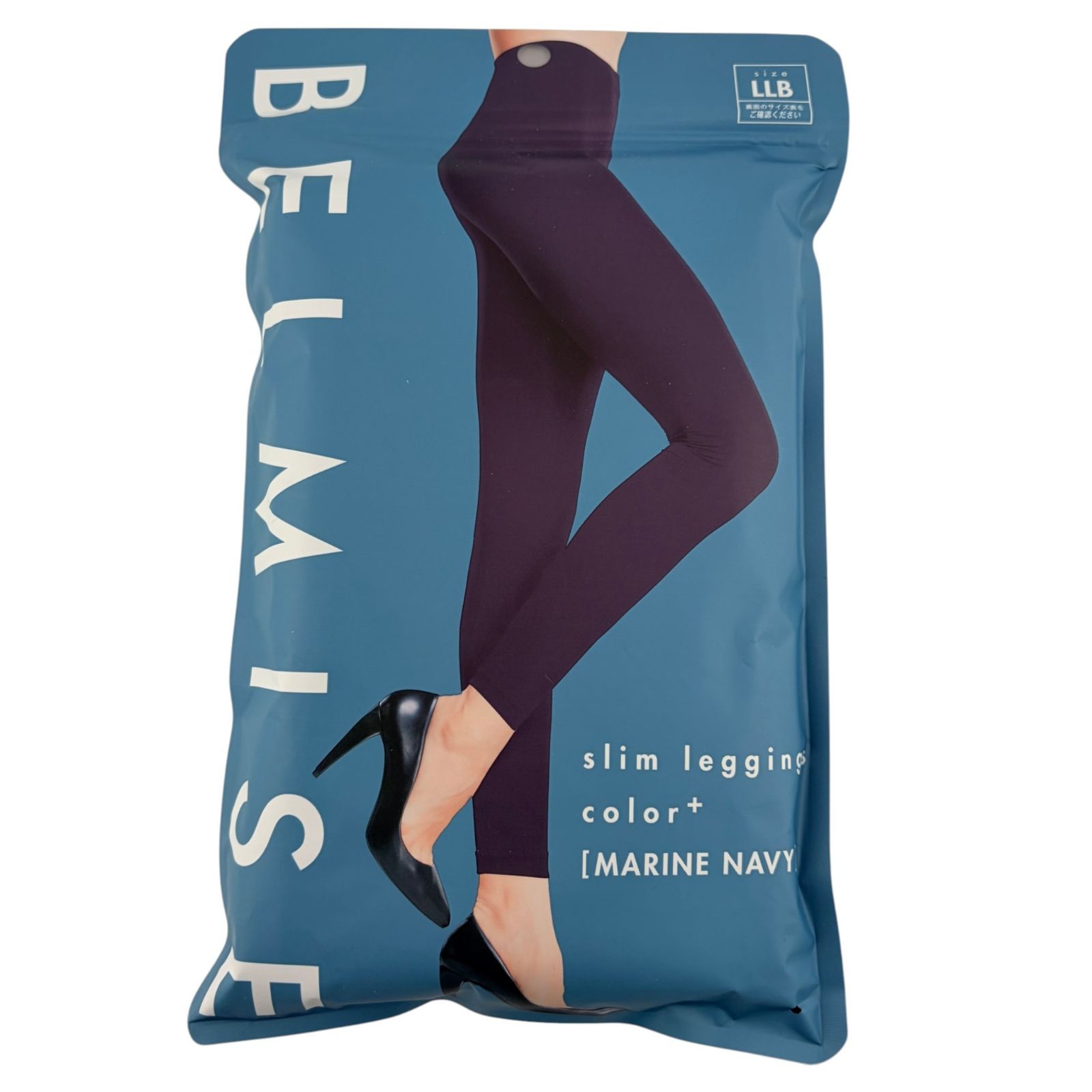 新品未開封】BELMISE ベルミス スリムレギンス color+ マリンネイビー