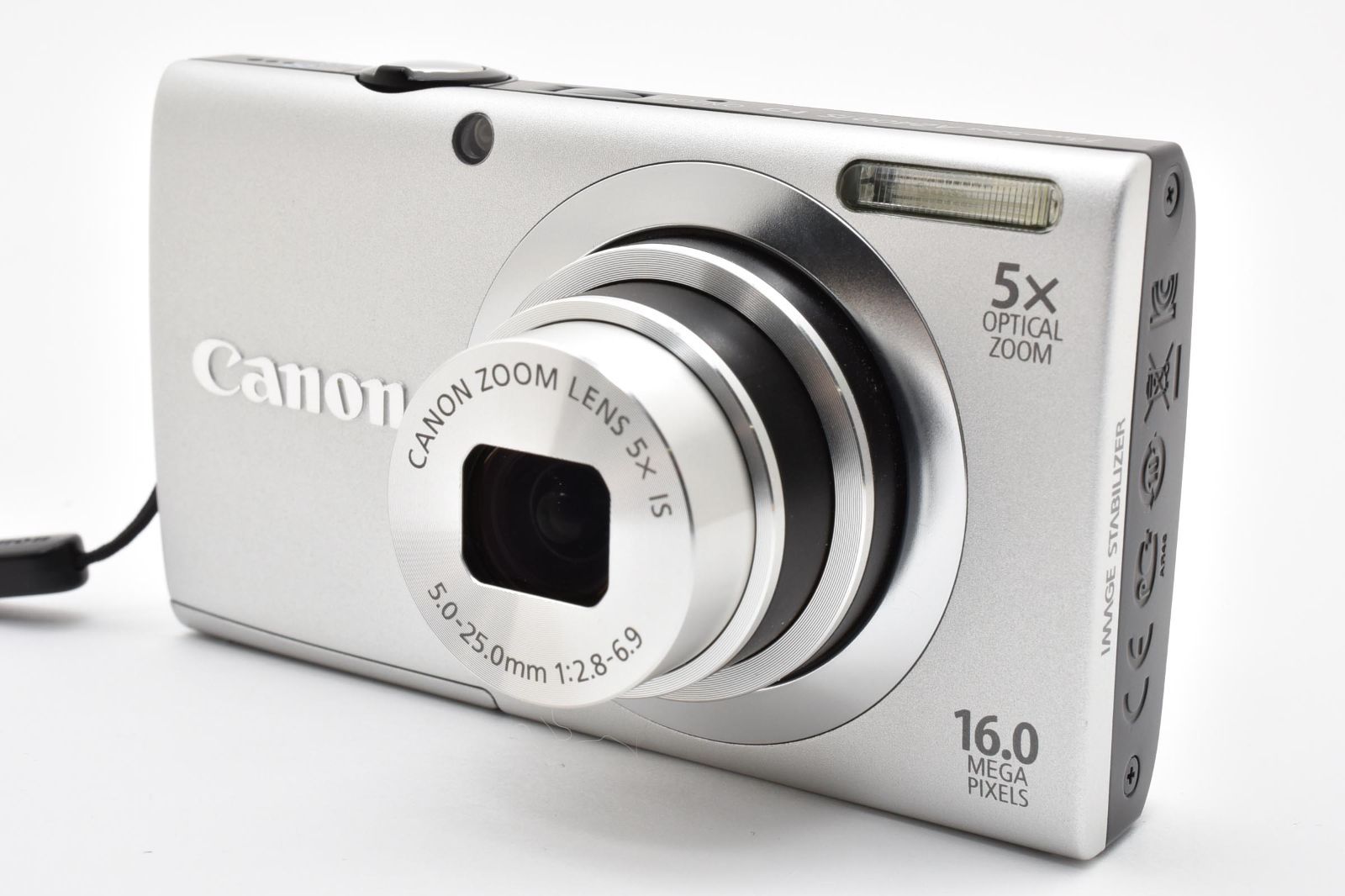 □ ほぼ新品 □ キヤノン Canon PowerShot A2400 IS シルバー PC1731