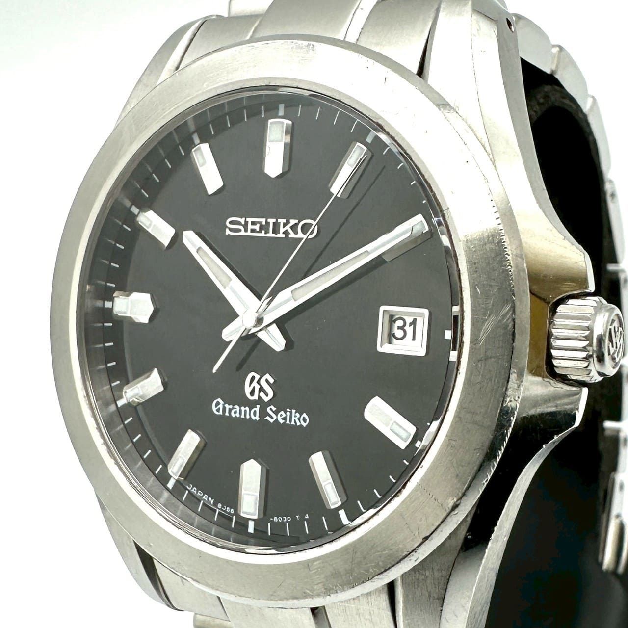 SEIKO グランドセイコー SBGF021 腕時計 クォーツ ブラック メンズ