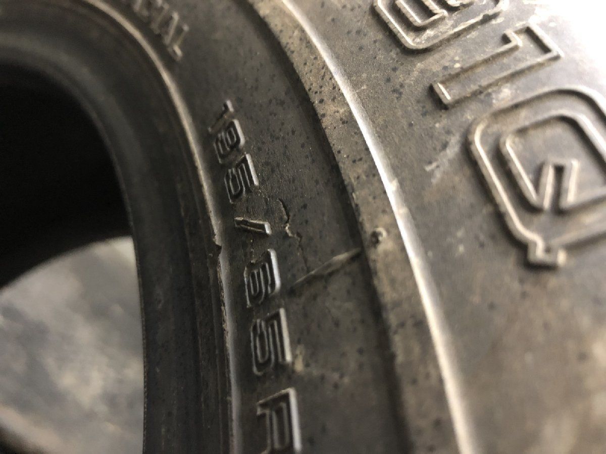 YK ADVAN MT-14 195/65R15 15インチ スパイクタイヤ 2本 バリ溝 カップ