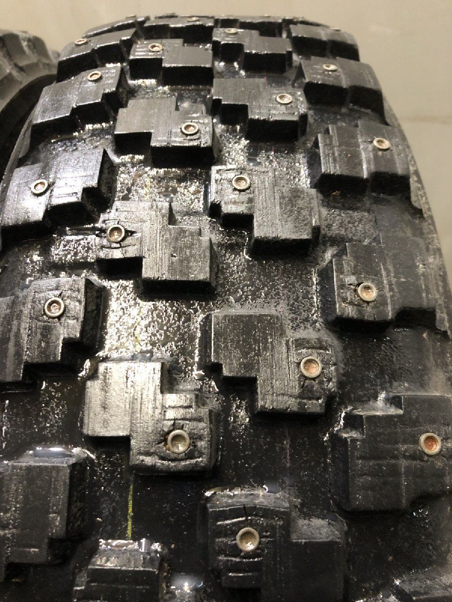 YK ADVAN MT-14 195/65R15 15インチ スパイクタイヤ 2本 バリ溝 カップ
