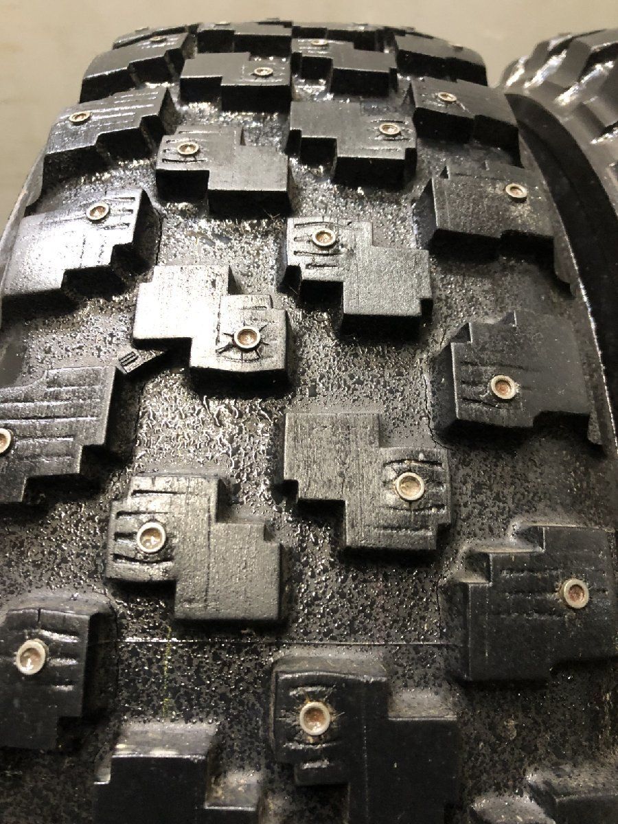 YK ADVAN MT-14 195/65R15 15インチ スパイクタイヤ 2本 バリ溝 カップ