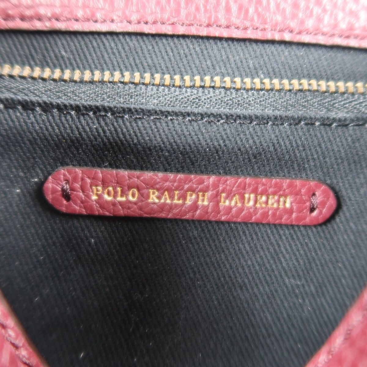 超美品】RALPH LAUREN ラルフローレン ペブルドレザー レノックス 