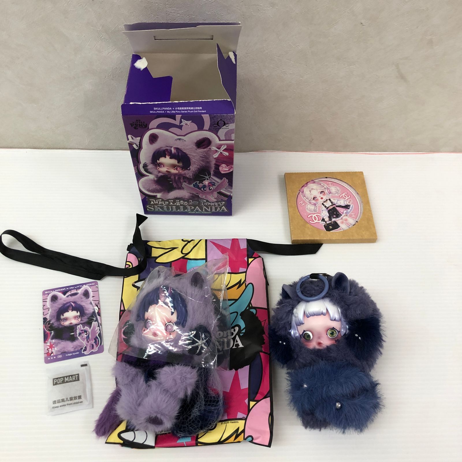 △POP MART SKULLPANDA スカルパンダ ぬいぐるみ グッズ まとめ 中古品 