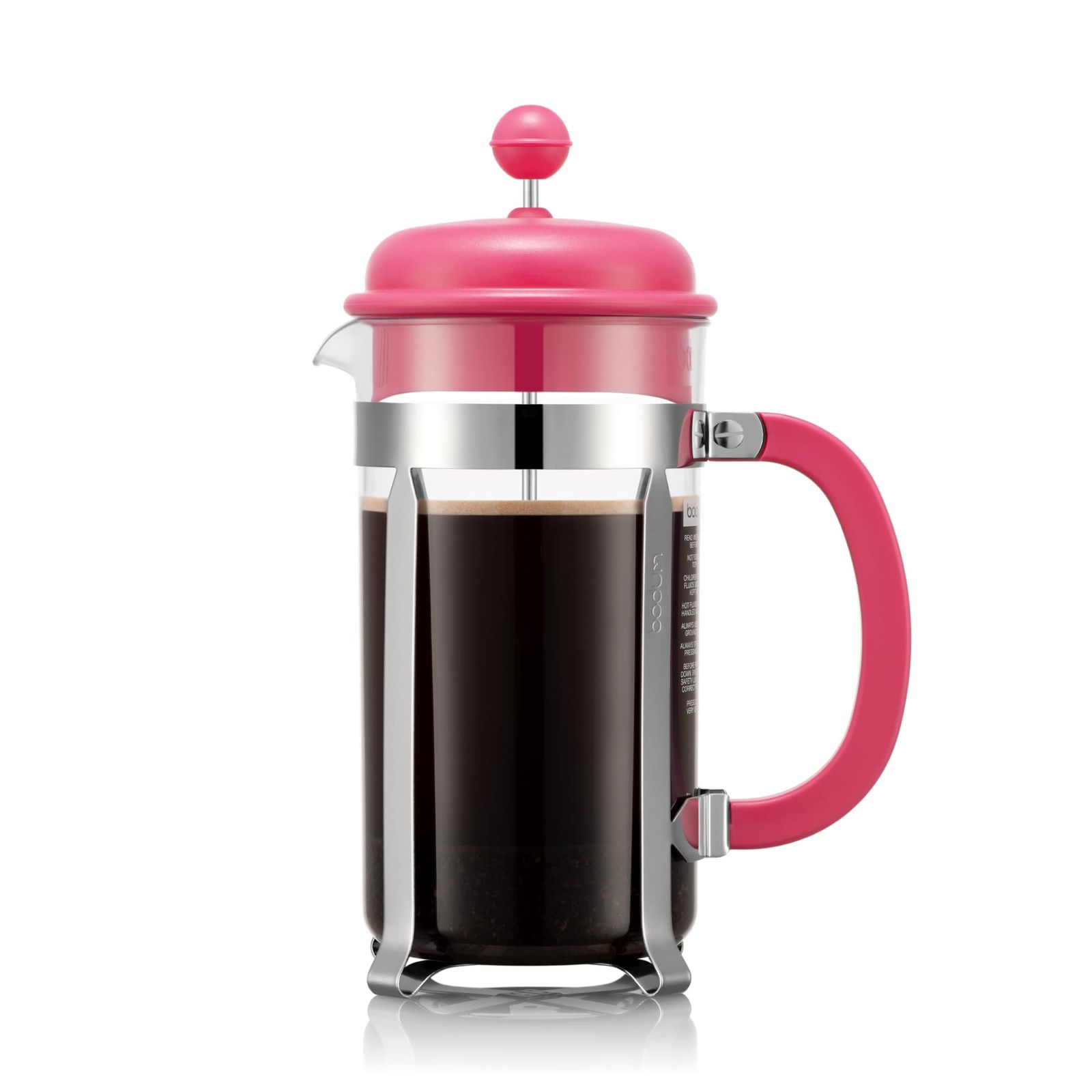 BODUM ボダム CAFFETTIERA カフェティエラ フレンチプレス コーヒーメーカー (プラスチックビーカー) 1000ml バブルガム (限定カラー) 【正規品】 1918-539BTRmi 4203daaf