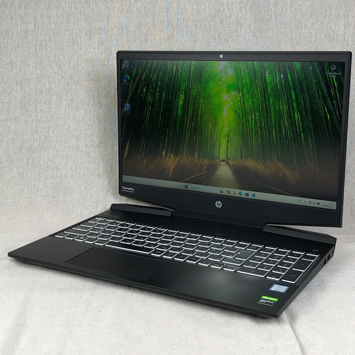 ◆ジャンク品・本体のみ◆ゲーミングPC HP Pavilion Gaming Laptop 15-dk0015TX【i7-9750H・GTX1650・メモリ16GB・SSD256GB+128GB】★画面表示色異常他/gb-junk-261052（467432）