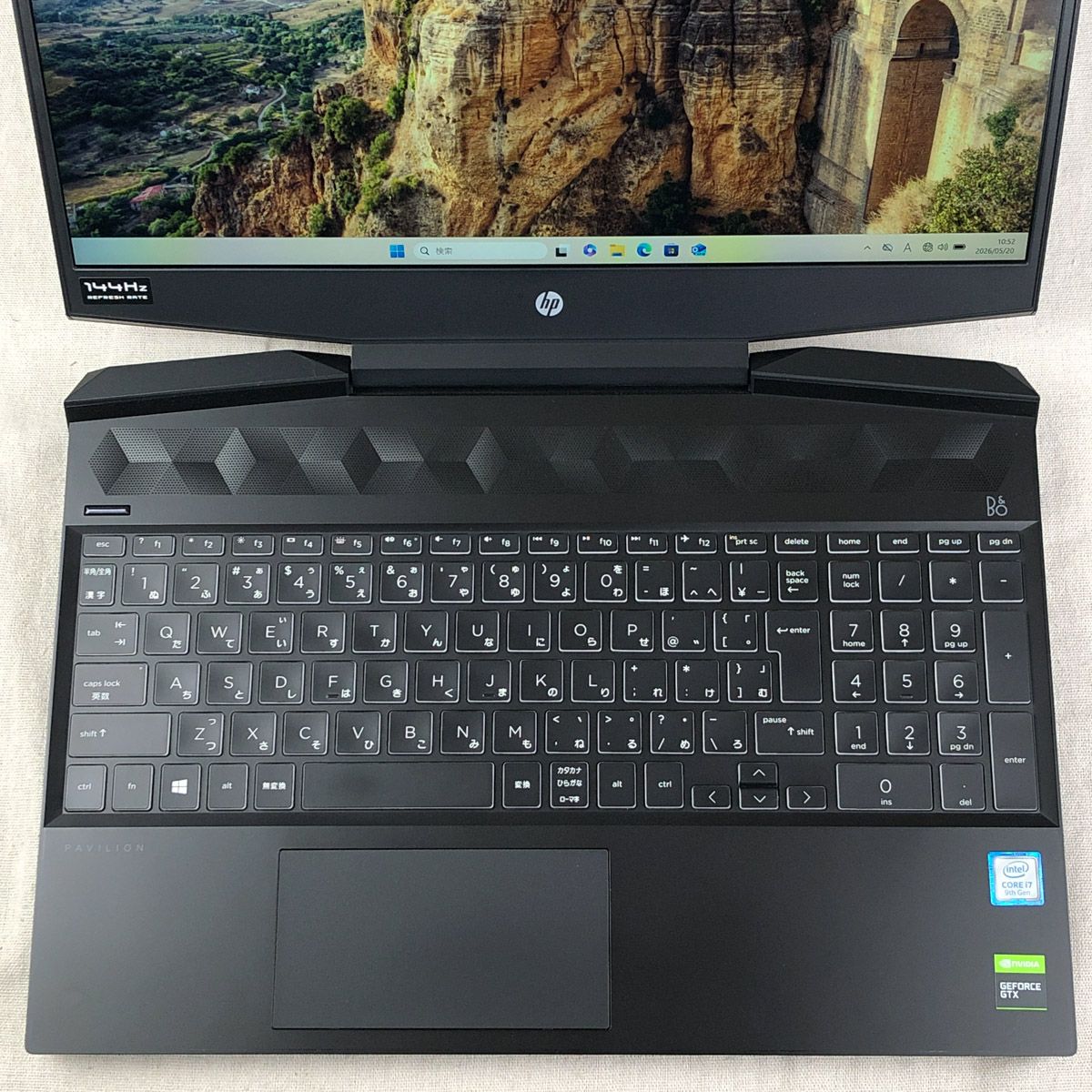 HP Pavilion ゲーミングノート i7 GTX1650 中古- メルカリ