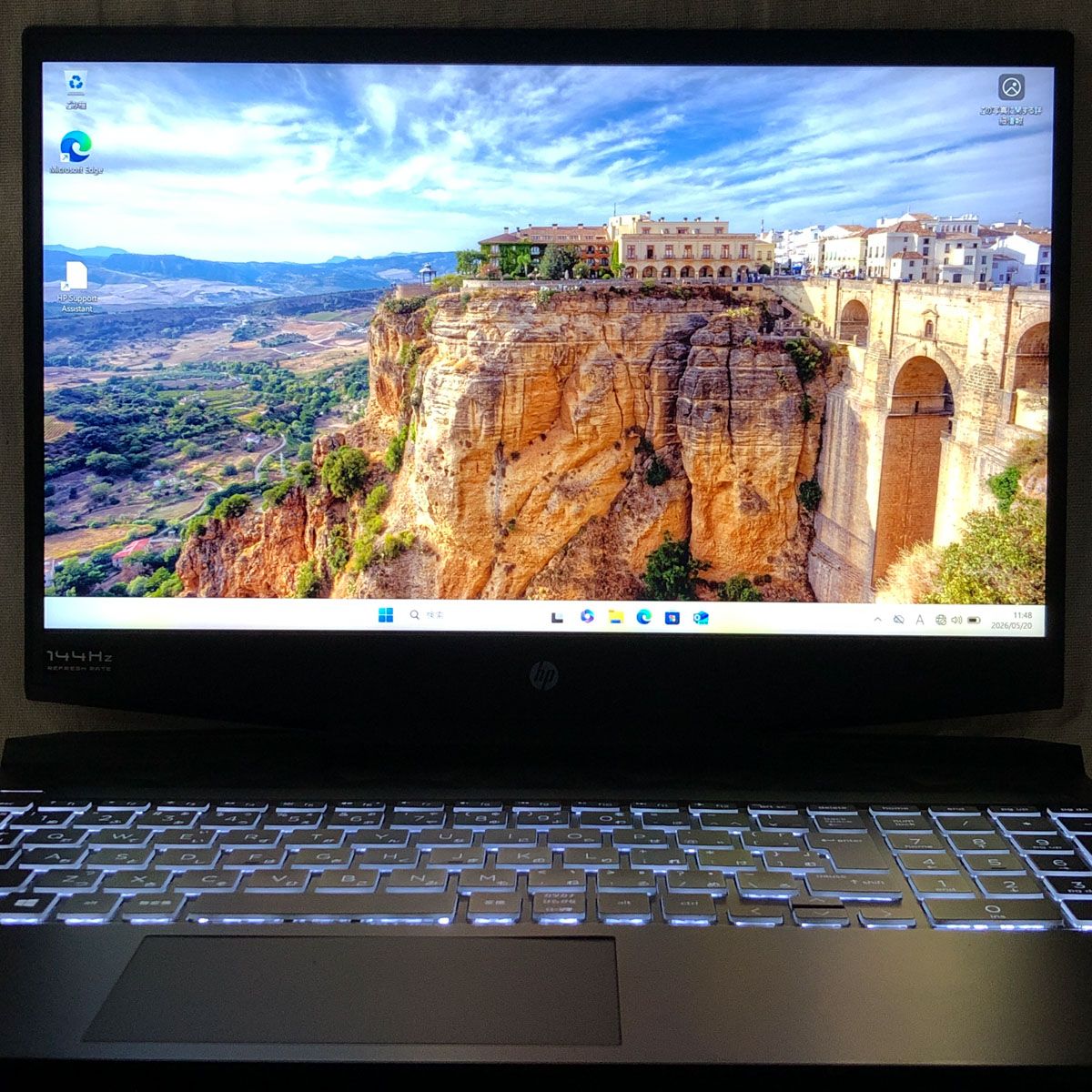 本体のみ】ゲーミングノートPC HP Pavilion Gaming Laptop 15-dk0015TX 
