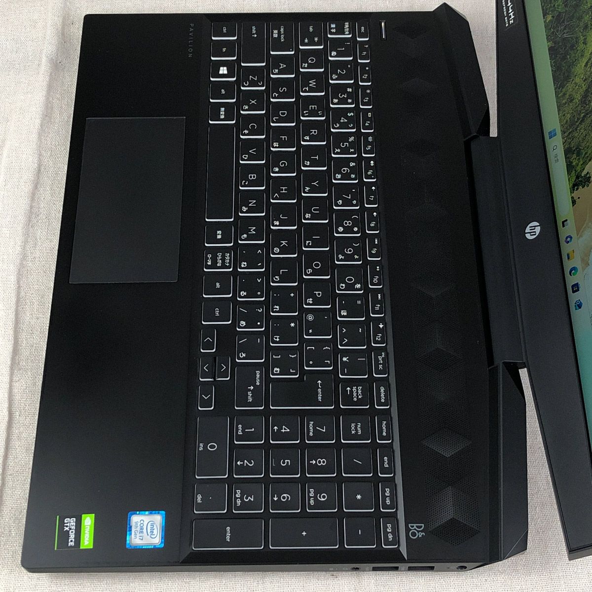 ジャンク HP Pavilion Gaming i7 GTX1650 16GB SSD 画面異常 - メルカリ