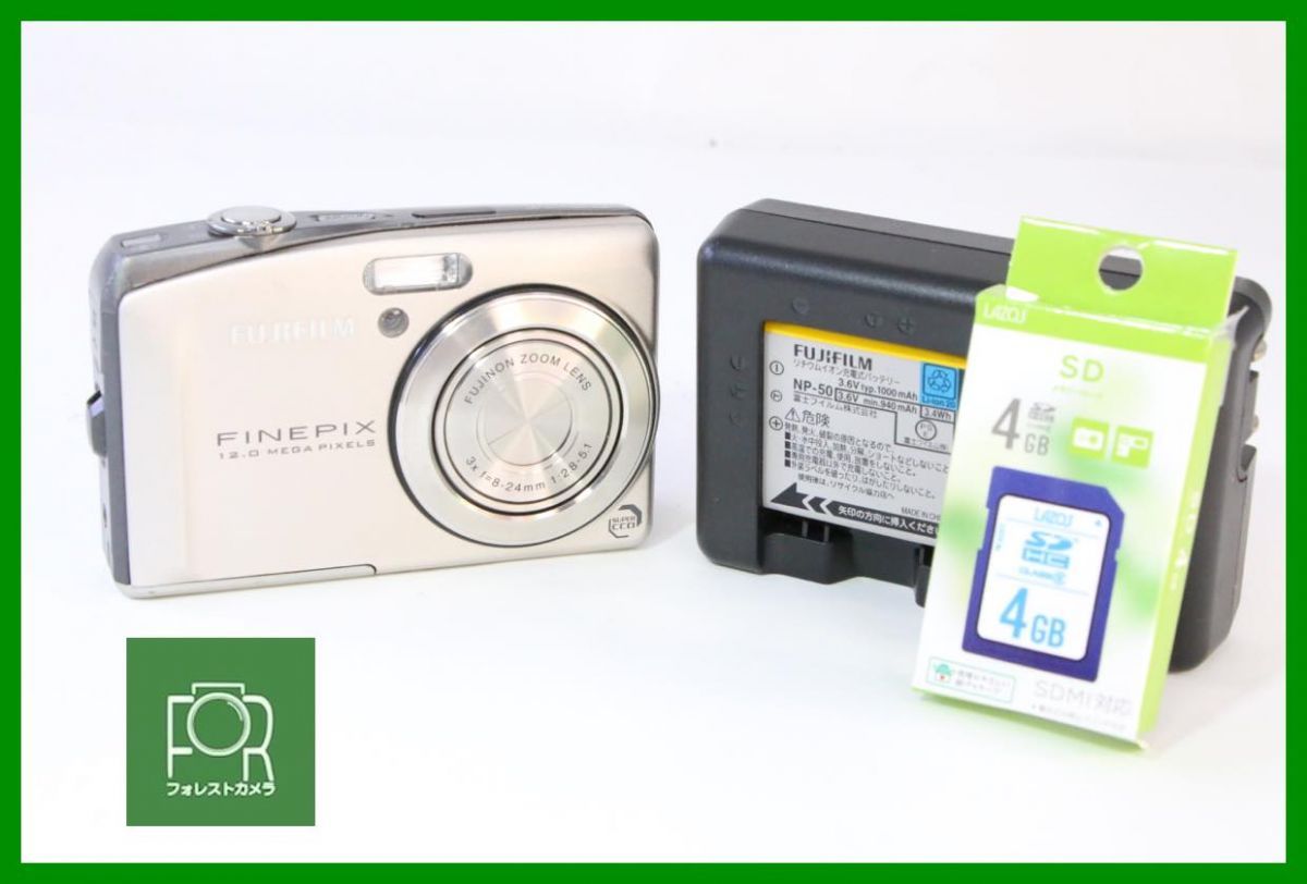 【動作確認済】FUJIFILM FinePix F60fdバッテリー・充電器付き カメラ 【動作保証・点検済】良品□到着後即使える□FUJIFILM FINEPIX