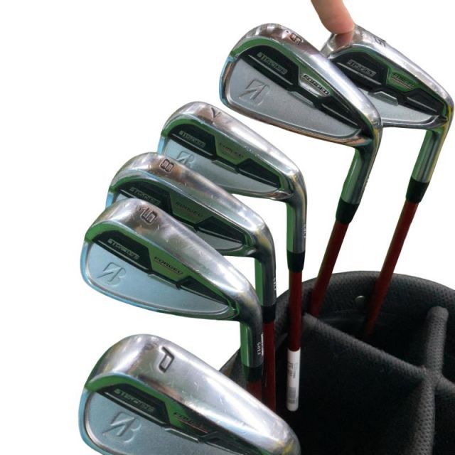 【中古】 ブリヂストン BRIDGESTONE J15DPF 6S アイアンセット IR Tour AD J15-11I (フレックスS) メンズ 男性用 右利き 右用 Cランク ゴルフクラブ