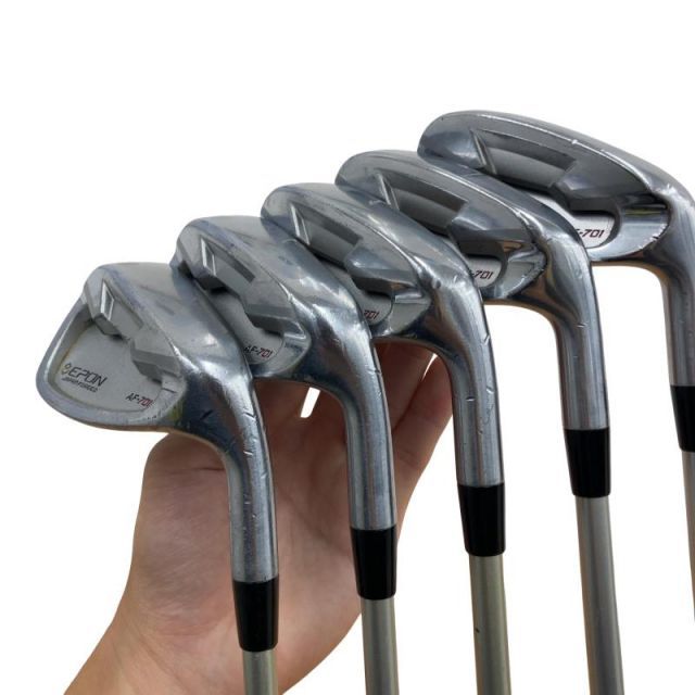 【中古】 エポンゴルフ株式会社 EPON AF-701 6S アイアンセット IR リシャフト (フレックスその他) メンズ 男性用 右利き 右用 Dランク ゴルフクラブ