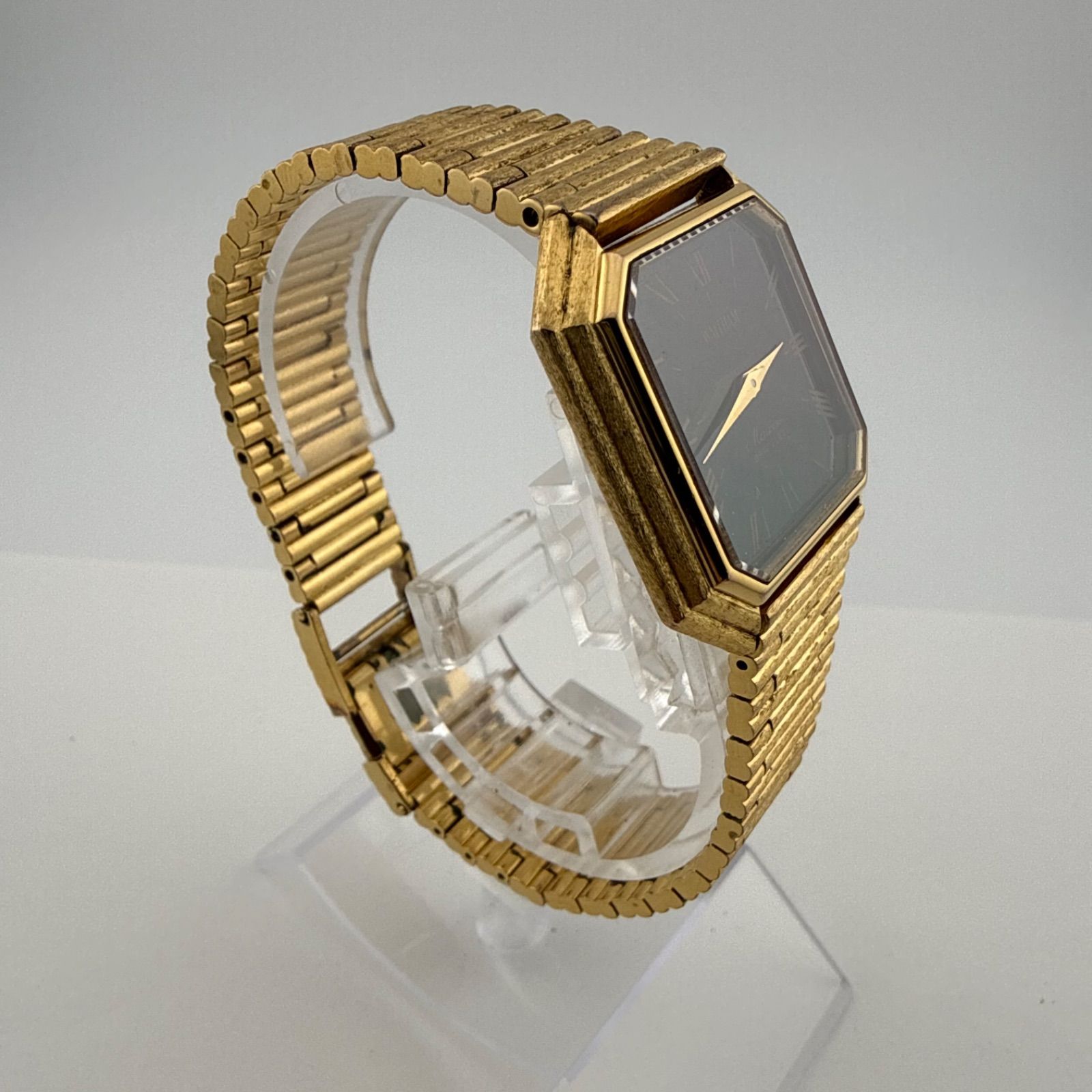 希少 Waltham 手巻き GOLD 18K 20mc 時計 8角　腕時計 WALTHAM ウォルサム Maxim BRACELET マキシム 20MC 手巻き メンズ