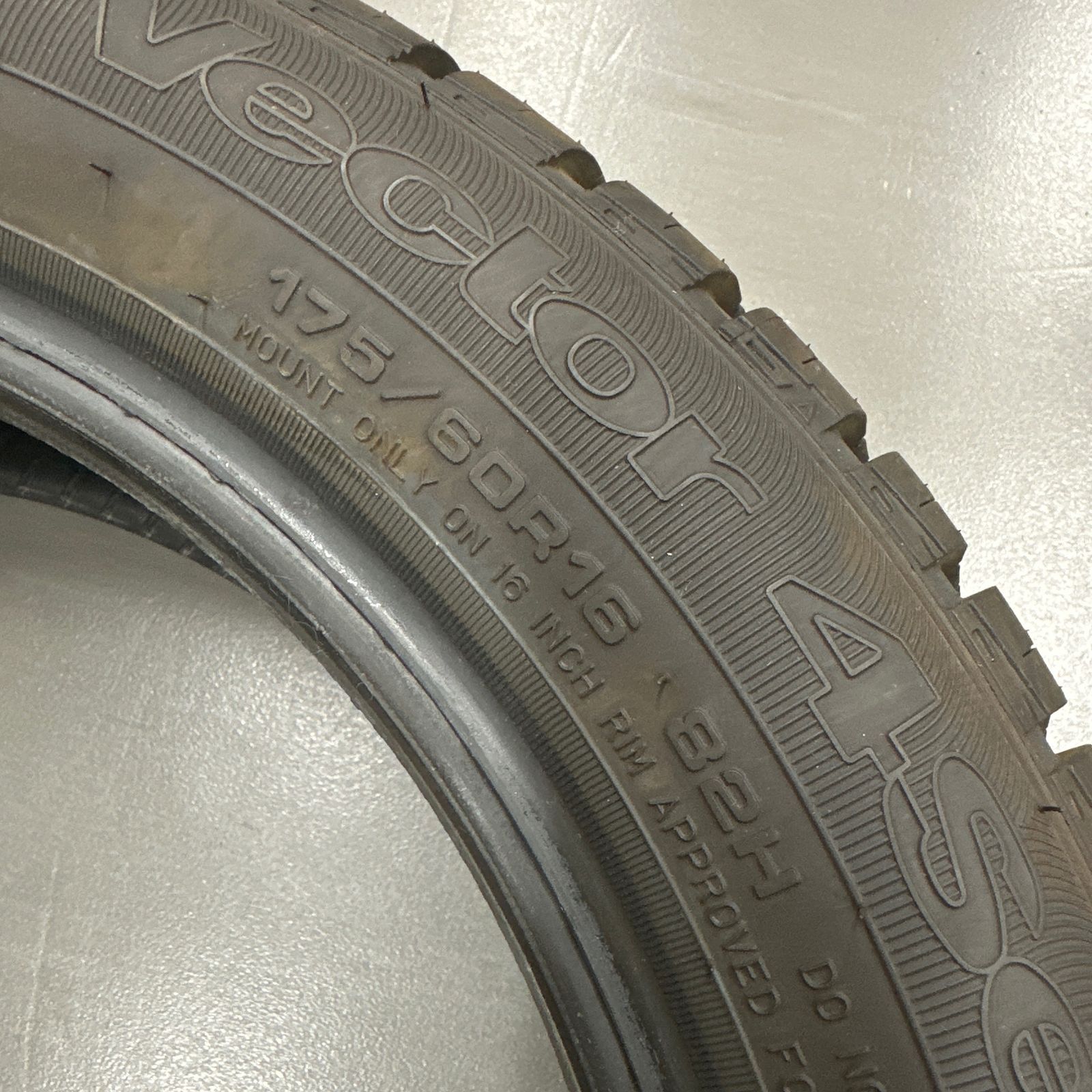 175/60R16 GOODYEAR Vector 4Seasons 2本セット 2025年製造 中古品