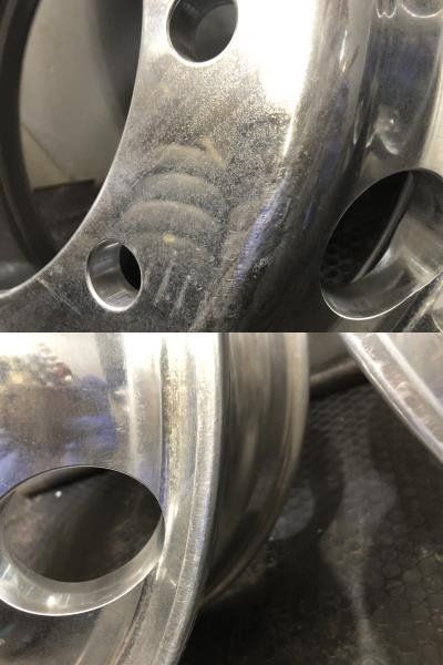 新車外し ALCOA アルコア トラック アルミホイール 22.5インチ 4本 