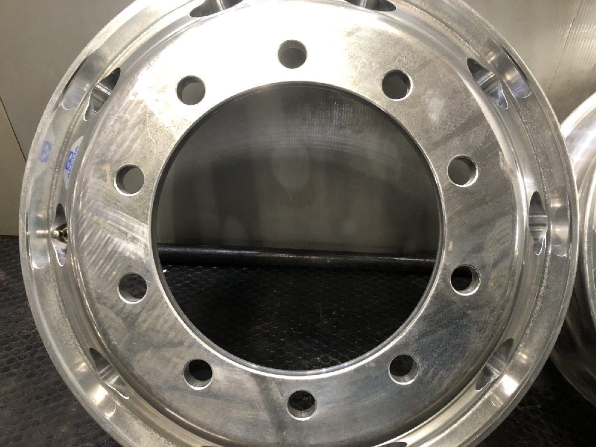 新車外し ALCOA アルコア トラック アルミホイール 22.5インチ 4本 