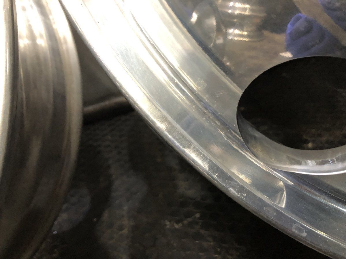 新車外し ALCOA アルコア トラック アルミホイール 22.5インチ 4本 