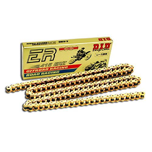 新品 D.I.D(大同工業)バイク用チェーン クリップジョイント付属 415ERZ-104RB G&G(ゴールド) SDHピン加工 二輪 オートバイ用