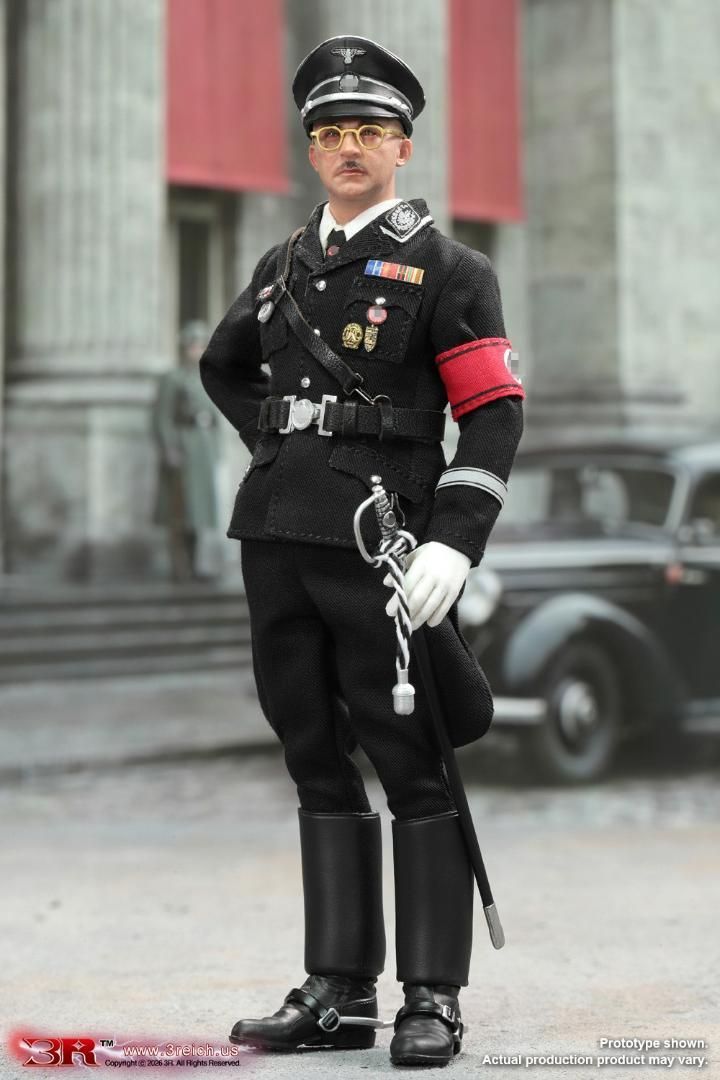3R 1/12 『リトルエンパイア』シリーズ 第8弾 ハインリヒ・ヒムラー ブラック版 未開封新品 TG80008 Heinrich Himmler Black Version DID