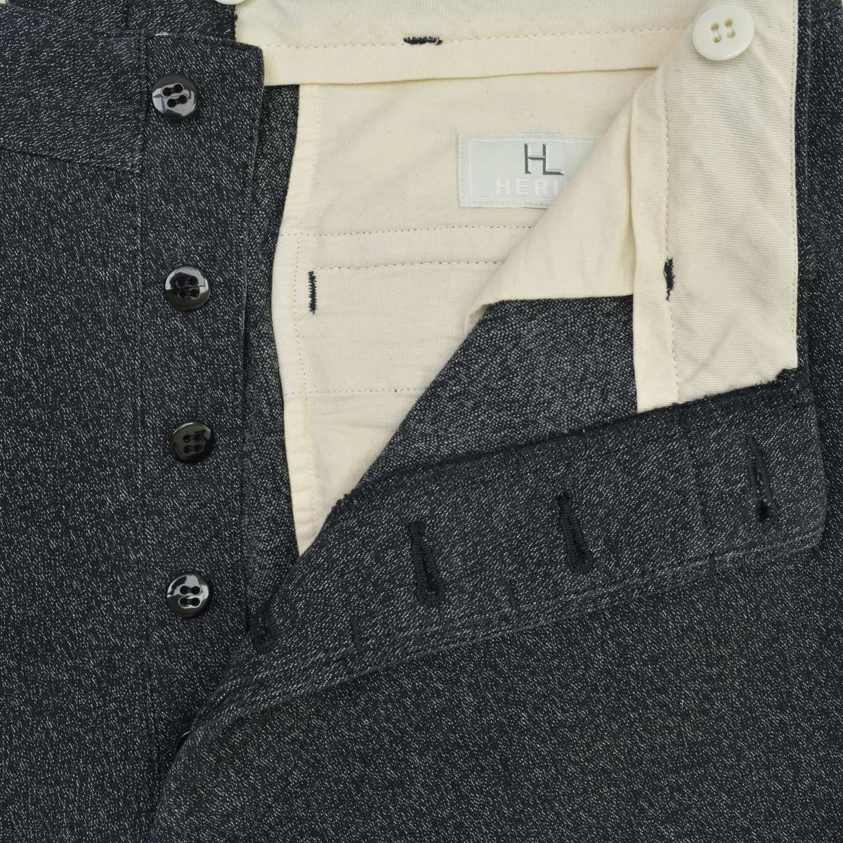 HERILL】25AW 25-030-HL-8000-30 Blackchambray Workpants ブラック 