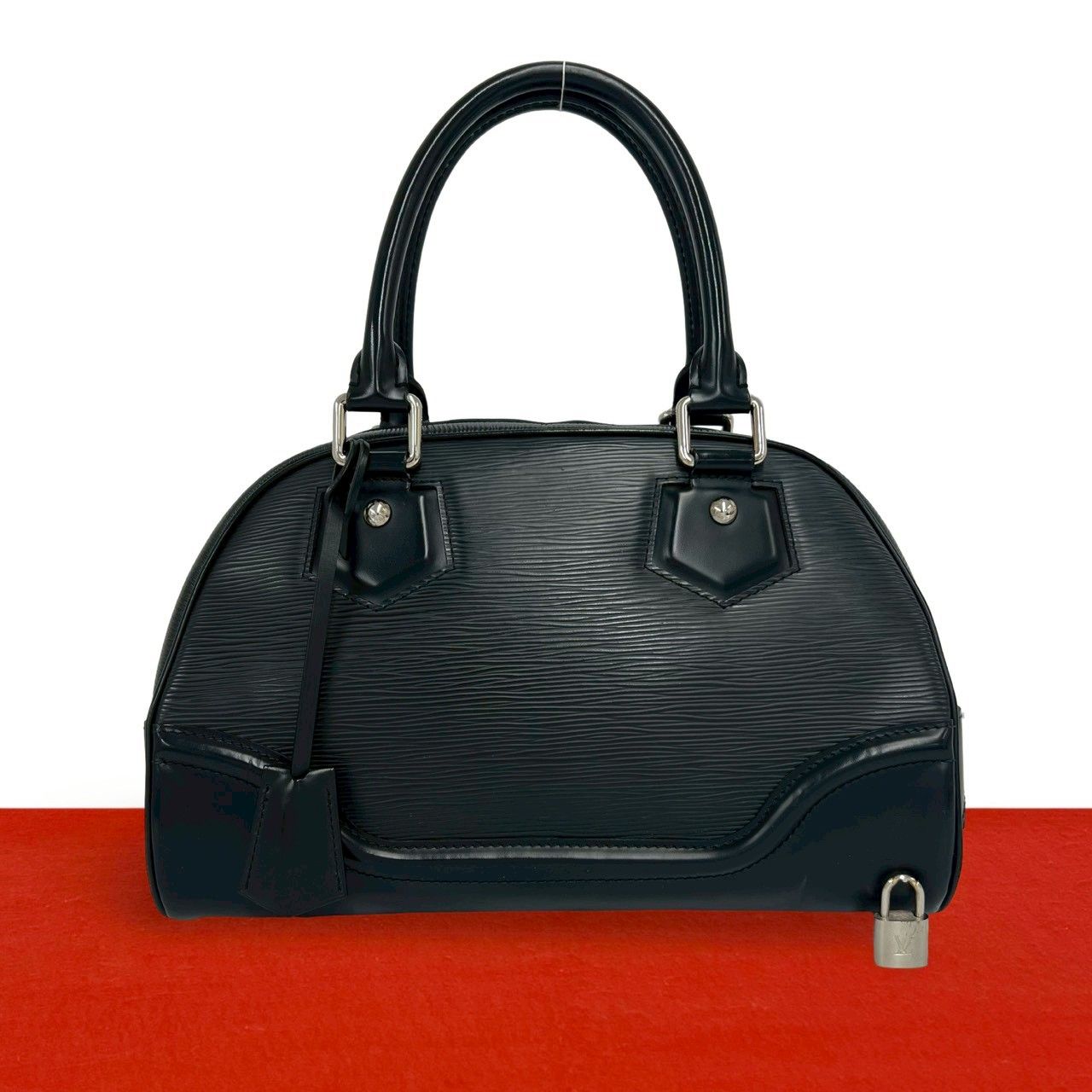 極 美品 鍵付き LOUIS VUITTON ルイヴィトン ボーリング モンテーニュ 
