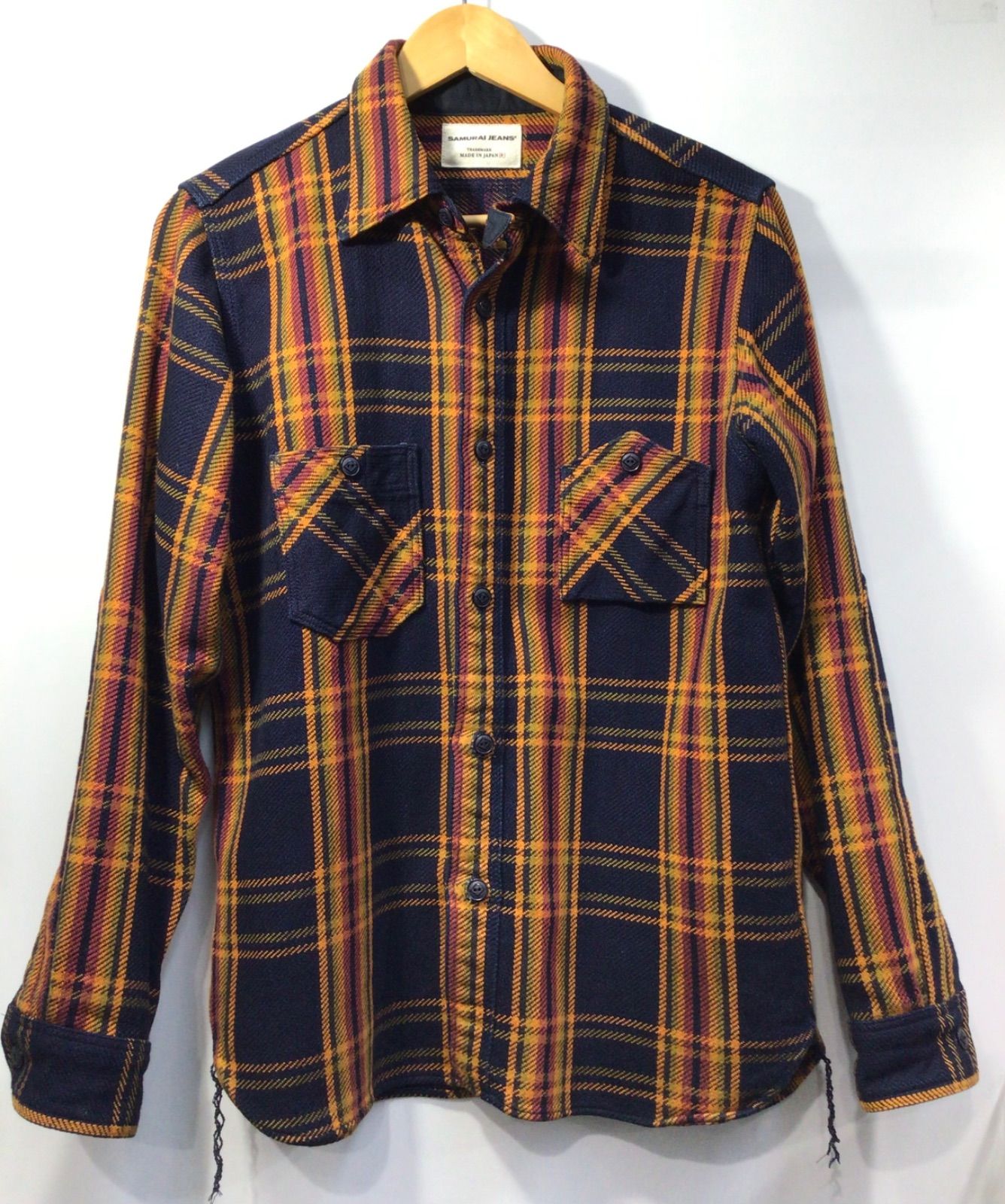 SAMURAI JEANS ヘビーネルシャツ
