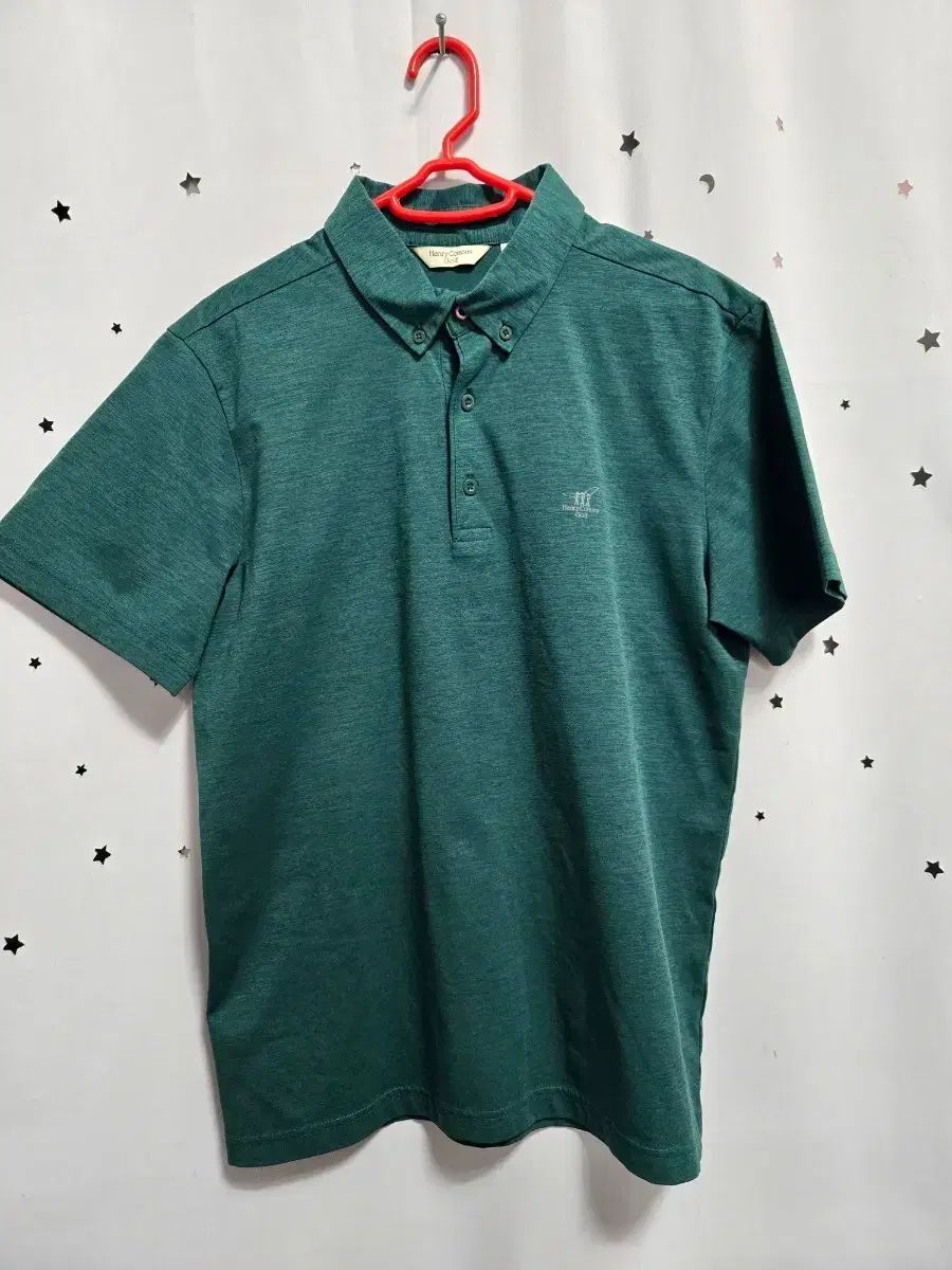 ヘンリーコットンズ ゴルフ 半袖 カラーTシャツ グリーン 100