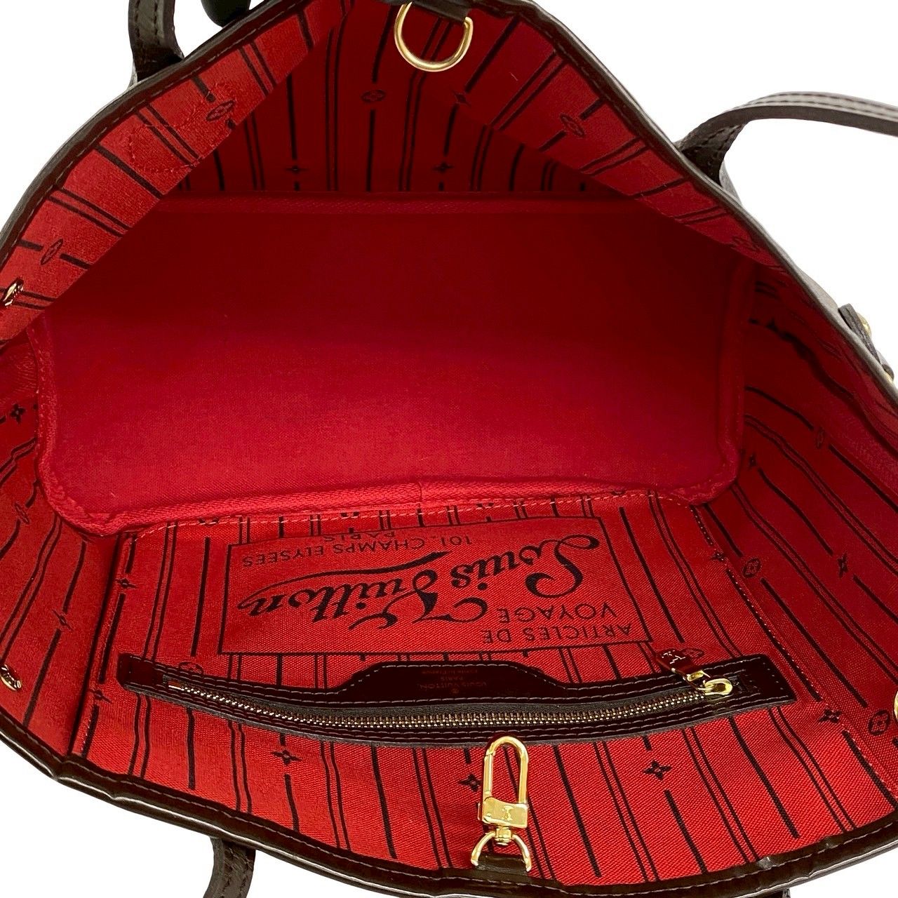 極 美品 保存袋付 LOUIS VUITTON ルイヴィトン ネヴァーフル PM ダミエ 