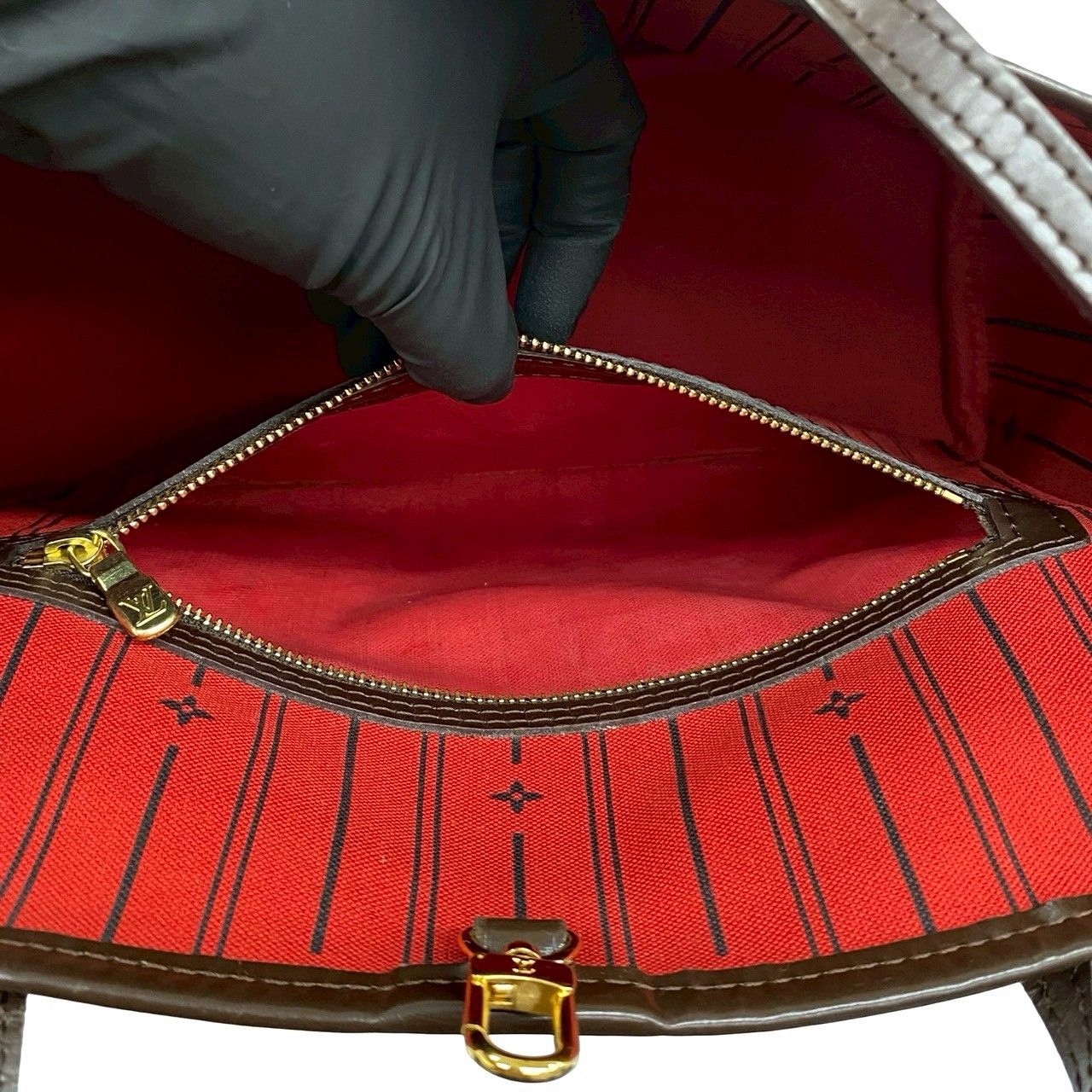 極 美品 保存袋付 LOUIS VUITTON ルイヴィトン ネヴァーフル PM ダミエ