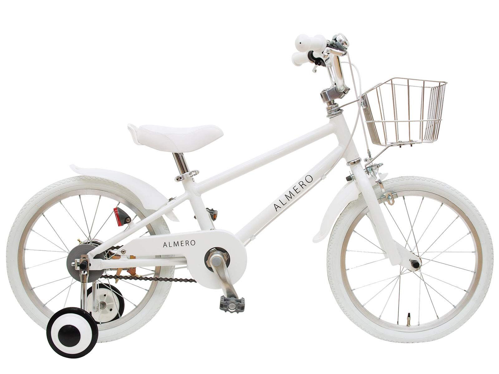 新品 16インチ アルメロ ホワイト アルミフレーム 子供用自転車