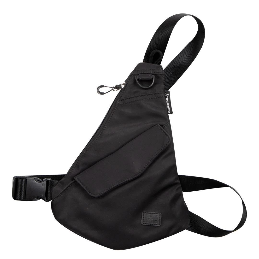 新品 [デグナー] ユーティリティチェストバッグ UTILITY CHEST BAG バイク用 オートバイ用 W-118A (ナイロンブラック)