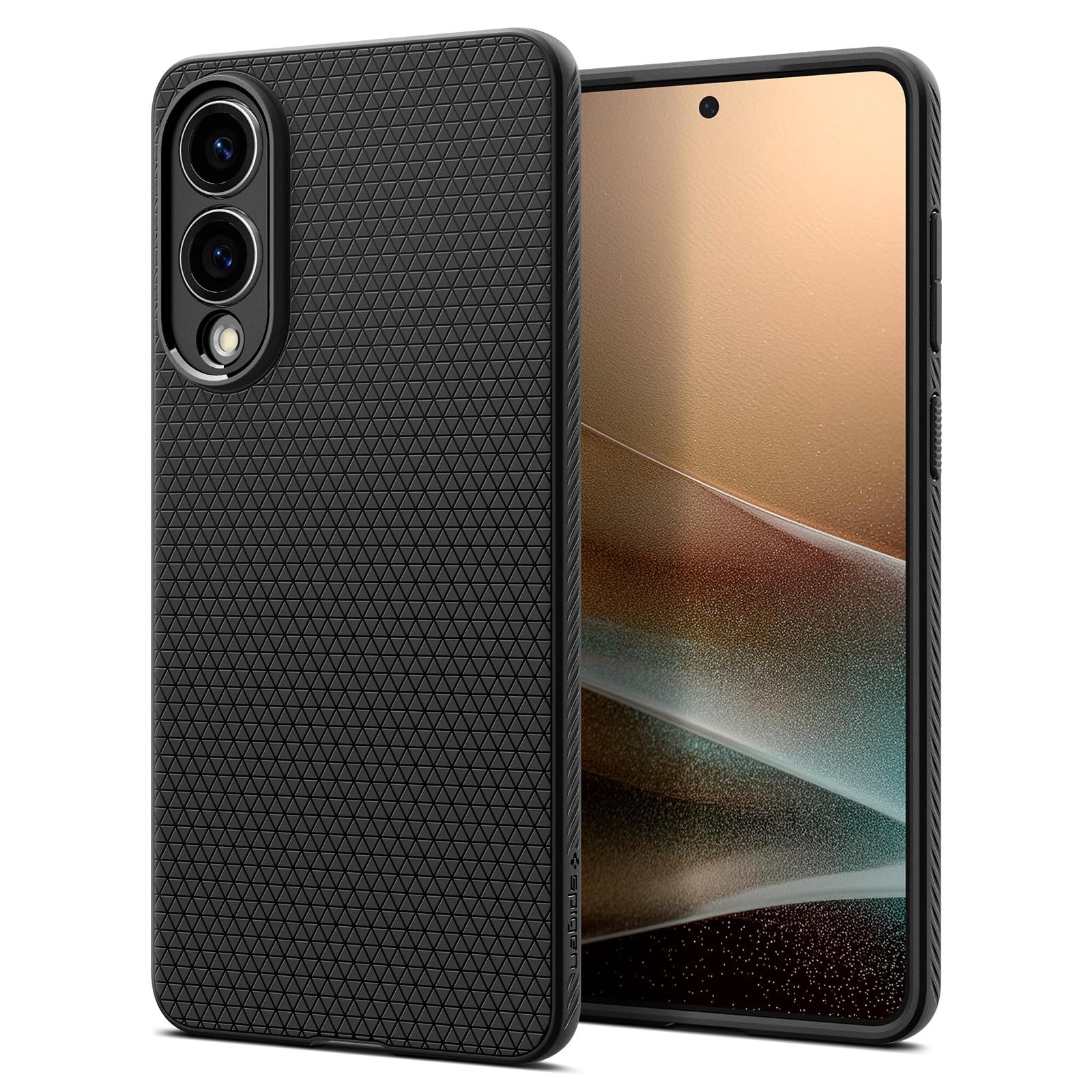 新品 Spigen Liquid Air Case Samsung Galaxy S25 Edge対応 - マットブラック