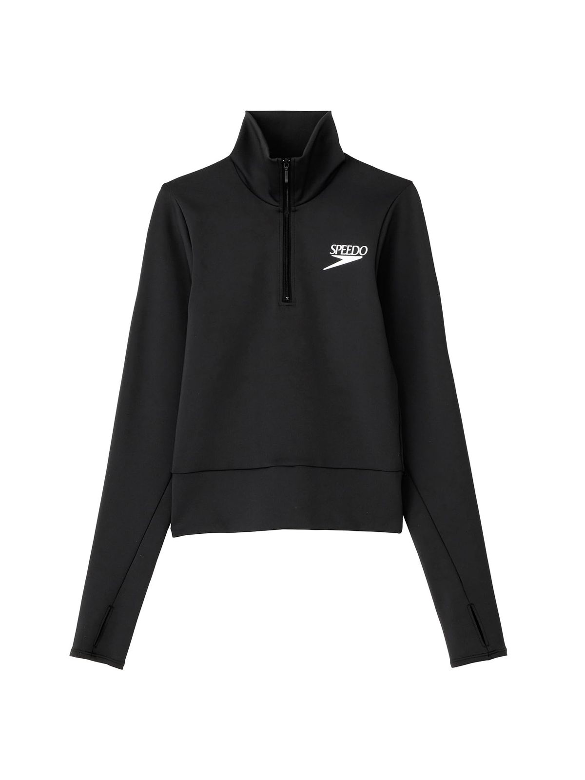新品 [スピード] ラッシュガード MC L/S Zip Top マイコンフィロングスリーブジップトップ レディース ブラック M 8,725円