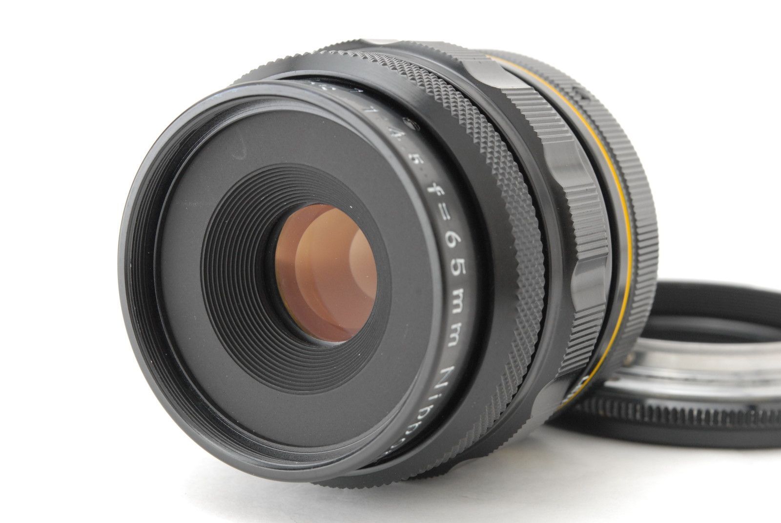 【ほぼ未使用】ニコン レンズ アダプター付き Nikon Macro-Nikkor 65mm f4.5 M39 lens w/ L-F Adapter #A1015T260510