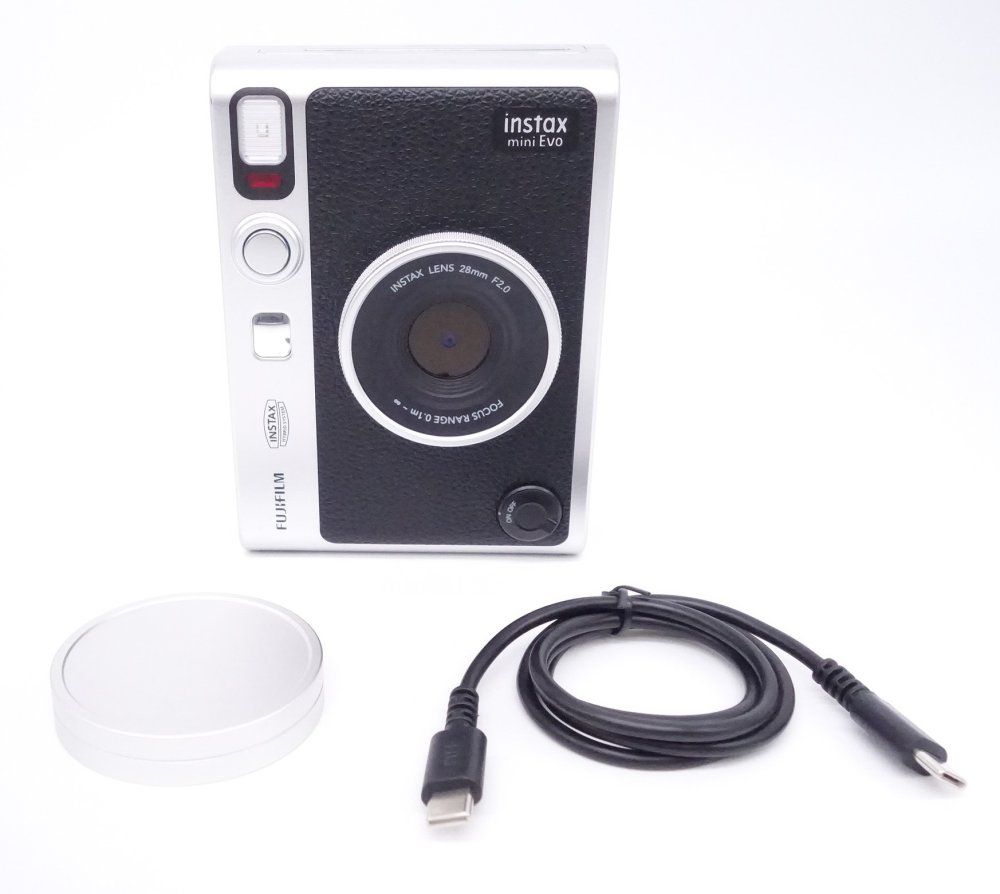 【極上品】富士フイルム FUJIFILM チェキ Evo インスタントカメラ instax mini Evo ブラック [W2604089A] 18,975円