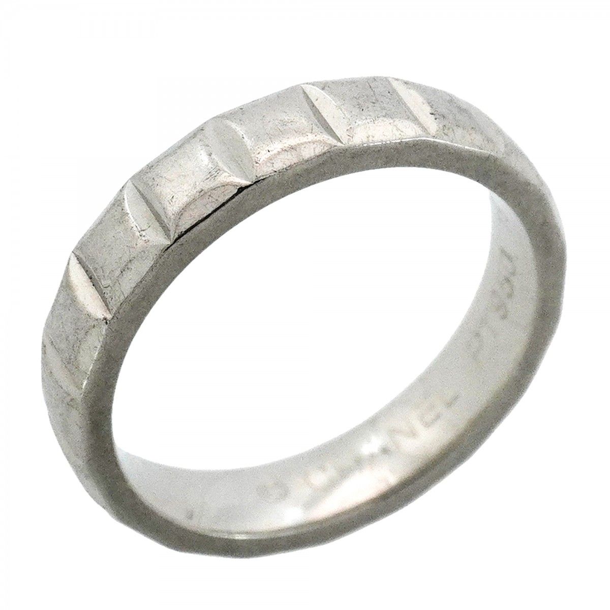 【6jeb0299】シャネル リング ショコラ Pt950 プラチナ ＃46【中古】レディース