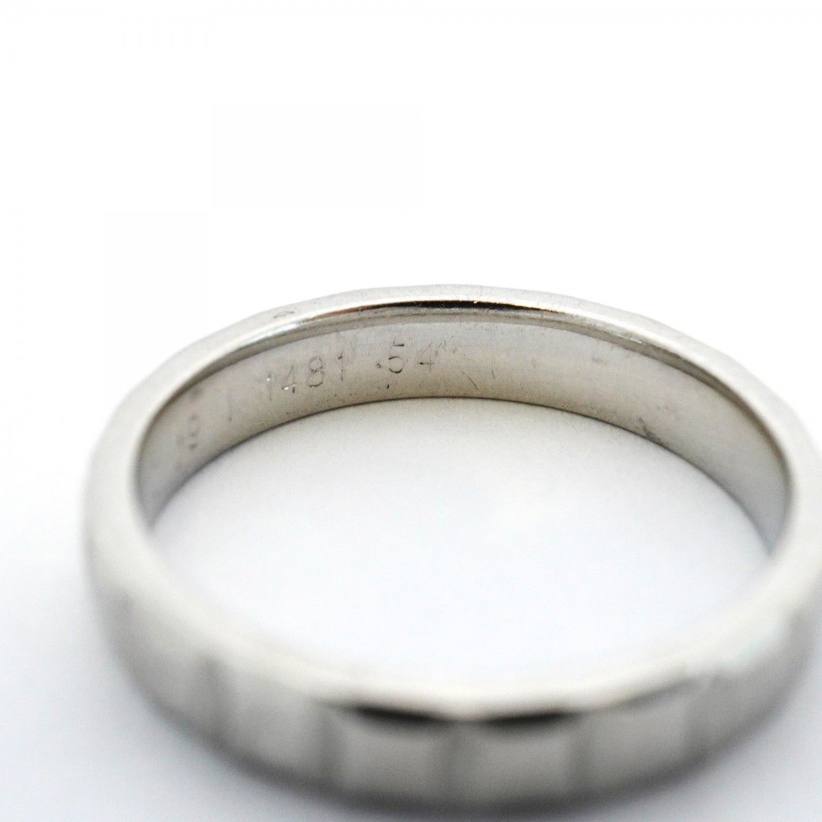 【6jeb0301】シャネル リング ショコラ Pt950 プラチナ ＃54【中古】レディース