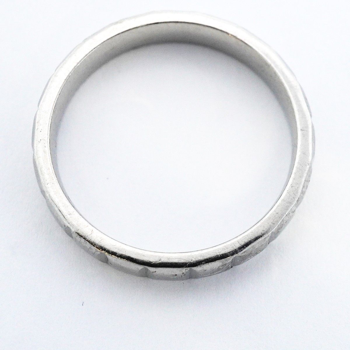 【6jeb0301】シャネル リング ショコラ Pt950 プラチナ ＃54【中古】レディース
