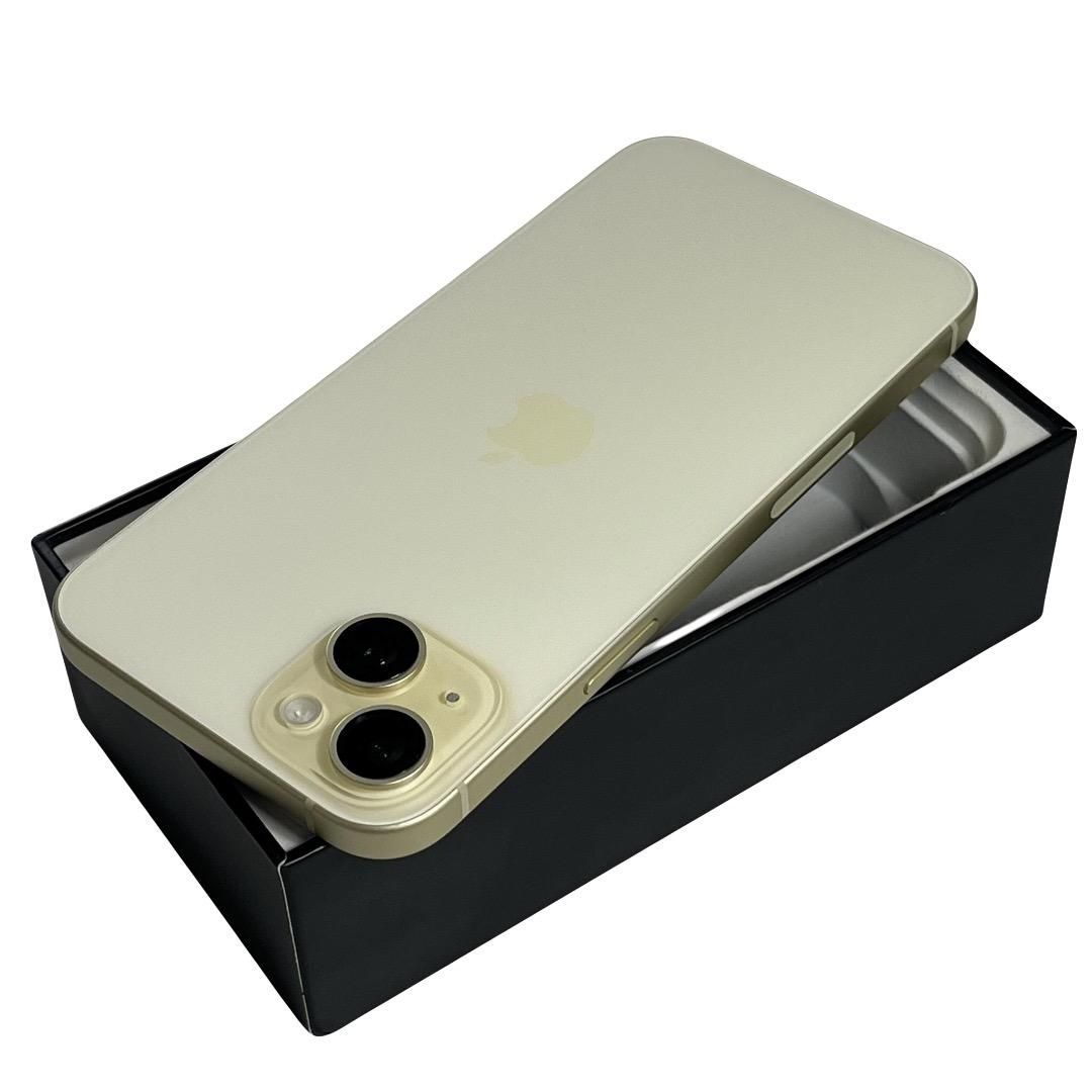 iPhone 15 256GB SIMフリー【美品】イエロー - メルカリ