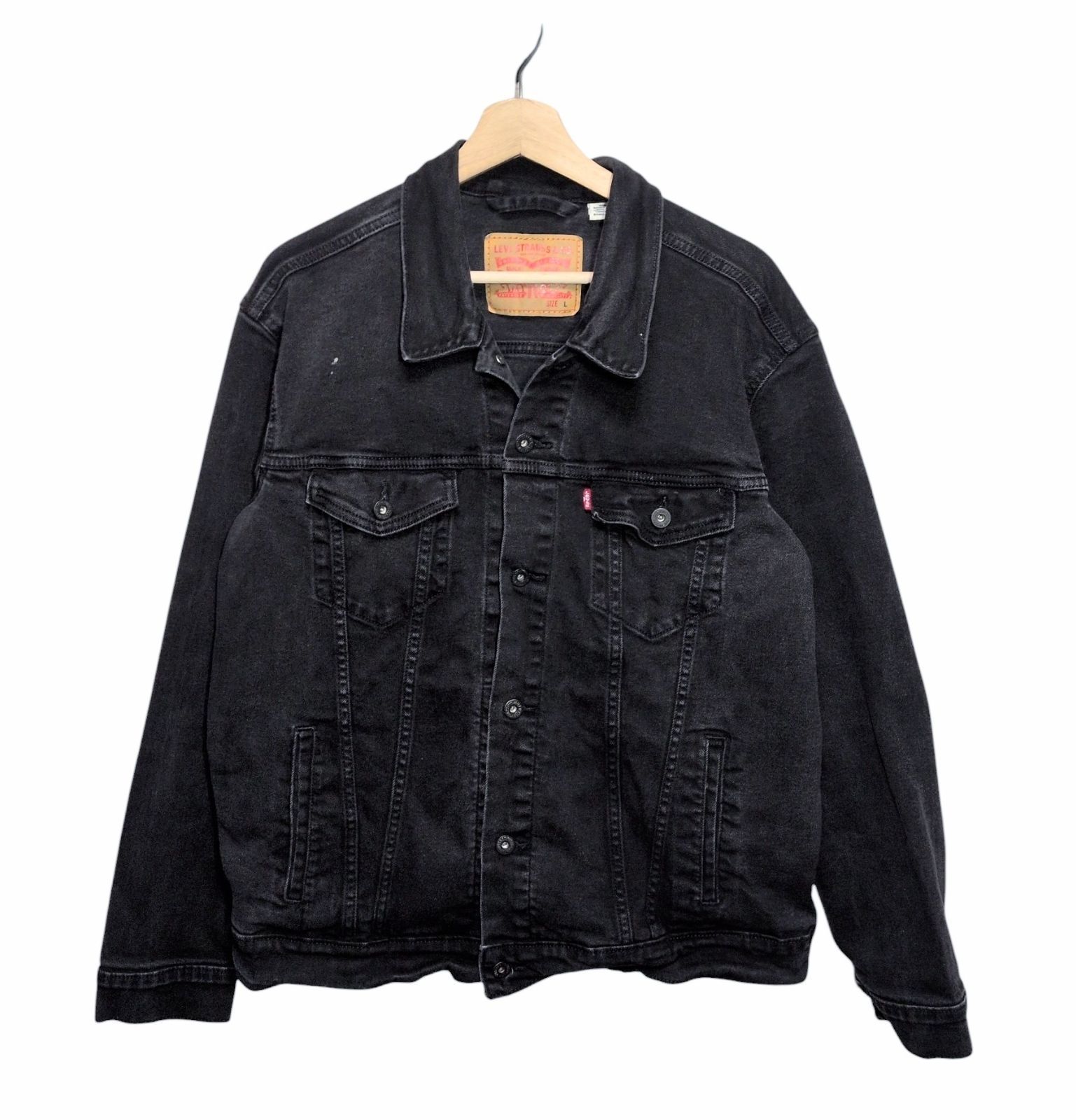 Levi's リーバイス ブラックデニムジャケット 黒 L