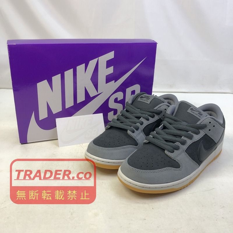 01w-6656 ナイキ NIKE 29.0cm US11 UK10 EU45 Nike SB Dunk Low Pro Black Smoke Grey ダンク ロー プロ ダークスモークグレー フォトンダスト ブラック HF3063-001 靴【中古品】