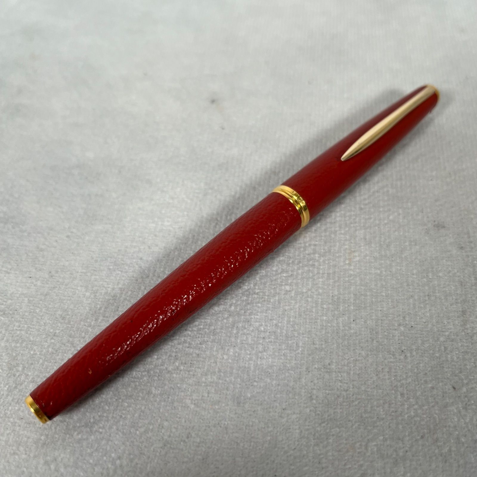 【管2605-133】PILOT パイロット 万年筆 750 18K キャップ式 レッド 現状渡し 筆記未確認