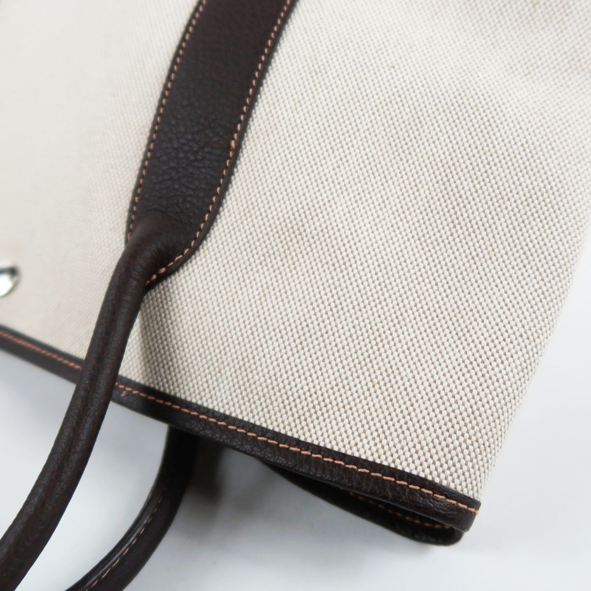 HERMES エルメス ガーデンパーティー TPM キャンバスレザー トワル 