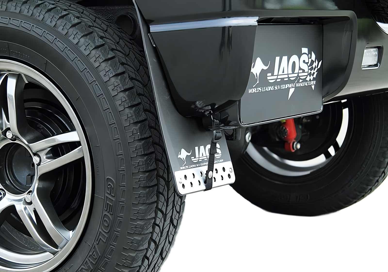 新品 ジャオス(JAOS) JAOS マッドガードIII リヤセット ブラック ジムニー JB23系 MUD GUARD3 BLACK REAR JIMNY JB23 98+ 【年式: 98.10-】 【適応: ALL】 B622512R