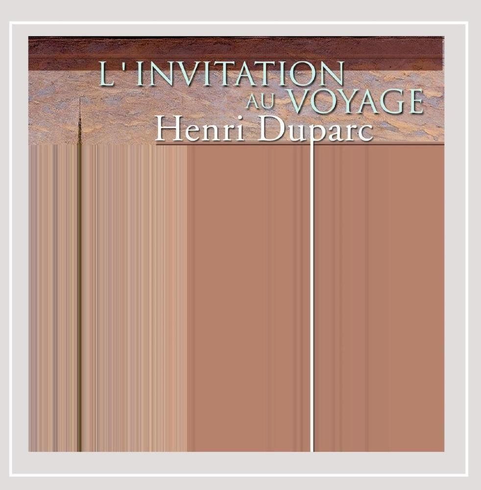 【CD】Duparc: L'invitation Au Voyage